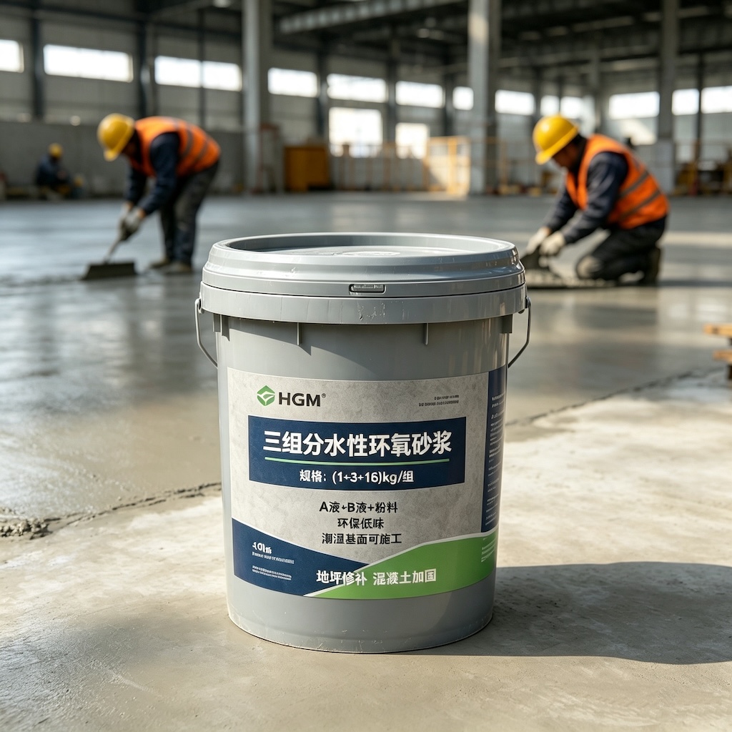 秦都三组份水性环氧砂浆